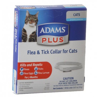 Adams Plus Breakaway Flea and Tick Collar for Cats and Kittens - 1 Pack - 2 Pieces