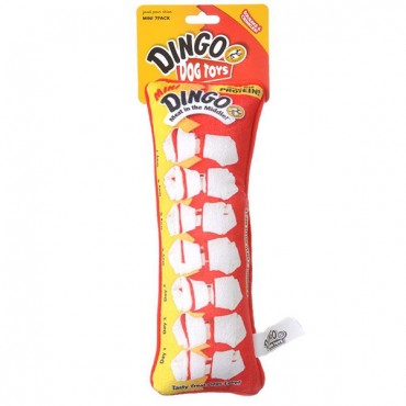 Dingo Plush Mini Treat Pack Dog Toy - 1 Toy - 10 in. Long - 2 Pieces