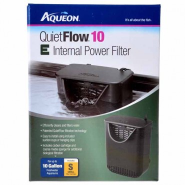 Aqueous Quiet Flow E Internal Power Filter - 10 Gallons