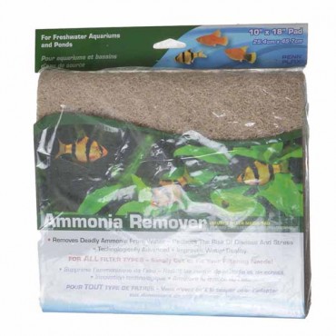 Penn P lax Ammonia Remover Infused Filter Media Pad - 10 in. Long x 18 in. Wide
