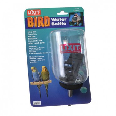 Lixit Widemouth Bird Water Bottle - 10 oz