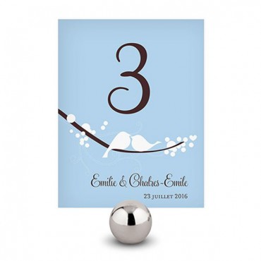 Love Bird Table Number