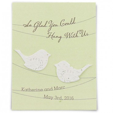Personalized Flower Seed Wedding Favors - 12 Pack