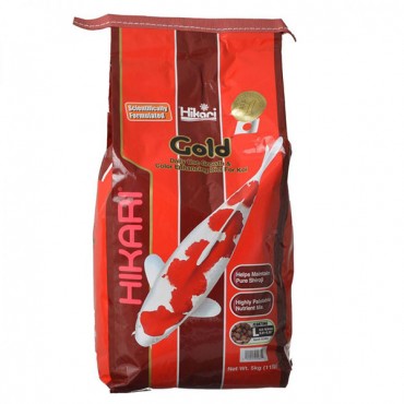 Hikari Gold Color Enhancing Koi Food - Large Pellet - 11 lbs