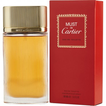 Must De Cartier - Eau De Toilette Spray 3.3 oz