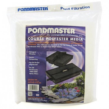 Pond master Coarse Polyester Media - 12 in. Long x 12 in. Wide - 1 Pack