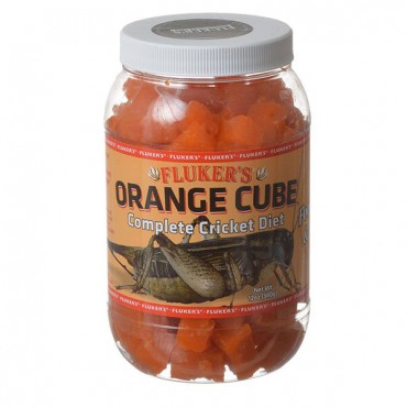 Flukers Orange Cube Complete Cricket Diet - 12 oz - 2 Pieces