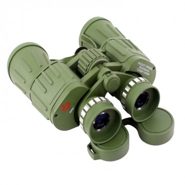 60X50 Green Army Binoculars With Bag