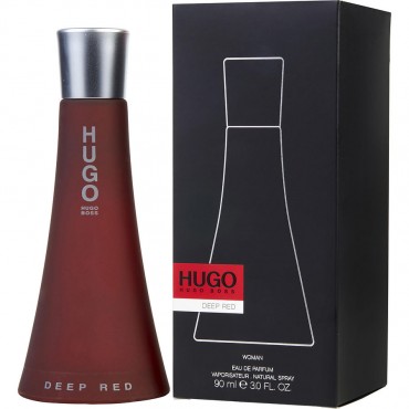 Hugo Deep Red - Eau De Parfum Spray 3 oz