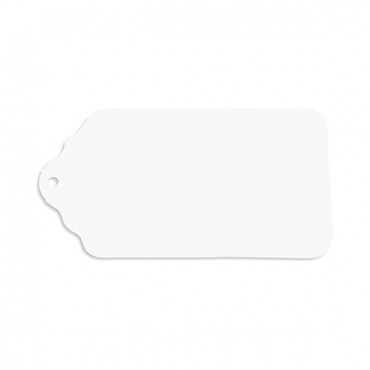 Merchandise Tag Plain - White - 2 Pieces