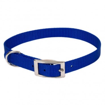 Coastal Pet Single Nylon Collar - Blue - 12 Long x 5 8 Wide