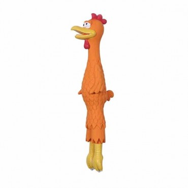 Rascals Latex Rooster Squeak Dog Toy - 14.5 in. Long - 2 Pieces