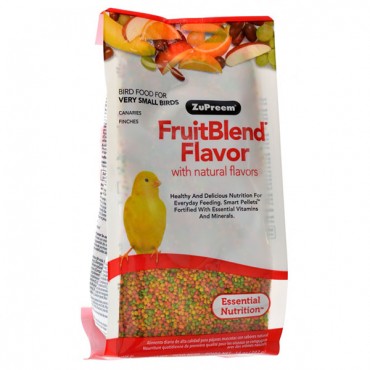 ZuPreem Fruit Blend Flavor Bird Food for Very Small Birds - 14 oz - 2 Pieces