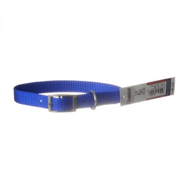 Coastal Pet Single Nylon Collar - Blue - 14 Long x 5 8 Wide