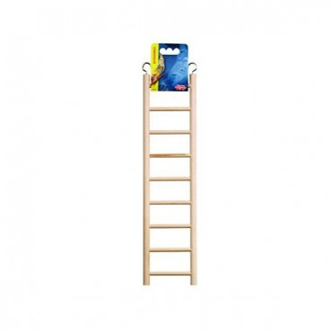 Living World Wood Ladders for Bird Cages - 15 in. High - 9 Step Ladder - 3 Pieces