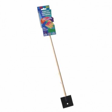 Lees Scrubber with Scraper - Glass - 15 in. Long Stick with Scrubber and Scraper - 4 Pieces