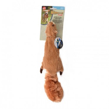 Spot Skinniness Plus Plush Squirrel Dog Toy - 15 in. Long - 2 Pieces