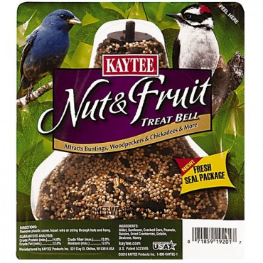 Kaytee Nut and Fruit Treat Bell - 15 oz