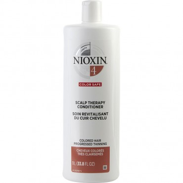 Nioxin - System 4 Scalp Therapy Conditioner For Fine Chemically Enhanced Noticeably Thinning Hair Packaging May Vary 33.8 oz
