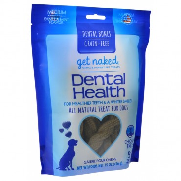Get Naked Grain Free Dental Health Bones - Medium - 15 oz