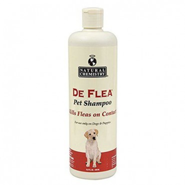 Natural Chemistry De Flea Pet Shampoo - 16.9 oz