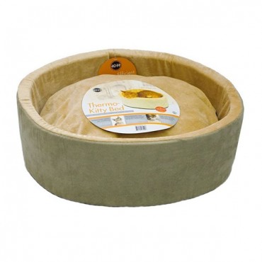 K&H Pet Products Thermo-Kitty Bed - Sage - 16 in. Diameter
