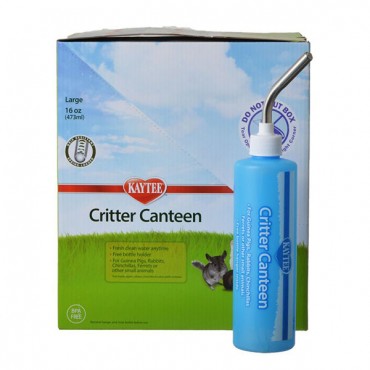 Kaytee Critter Canteen Water Bottle - 16 oz - 12 Pack