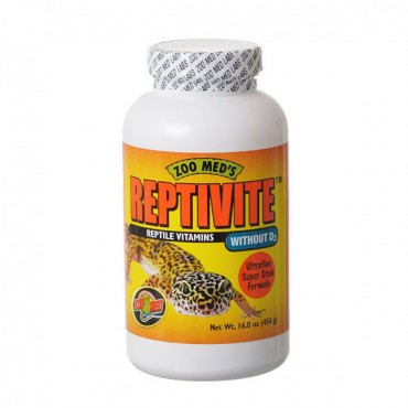 Zoo Med Reptivite Reptile Vitamins without D 3 - 16 oz