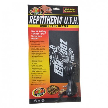 Zoo Med Repti Therm Under Tank Reptile Heater - 16 Watts - 12 in. Long x 8 in. Wide - 30-40 Gallons