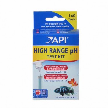 API pH High Range Test Kit FW and SW - 160 Tests - 2 Pieces