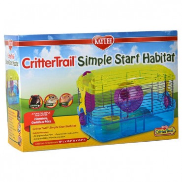 Kaytee Critter Trail Simple Start Habitat - 16 in. L x 10.5 in. W x 10.5 in. H