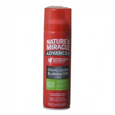 Nature's Miracle Advanced Enzymatic Stain and Odor Eliminator Foam - 17.5 oz - 2 Pieces
