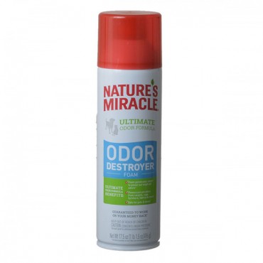 Nature's Miracle Enzymatic Odor Destroyer Foam - 17.5 oz - 2 Pieces