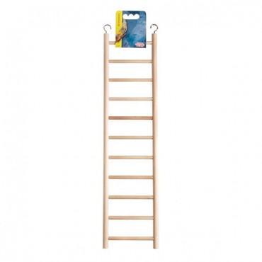 Living World Wood Ladders for Bird Cages - 18 in. High - 11 Step Ladder - 2 Pieces