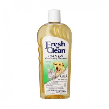 Fresh 'n Clean Flea and Tick Conditioning Shampoo - 18 oz