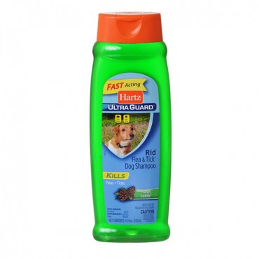 Hartz UltraGuard Rid Flea and Tick Shampoo - Fresh Scent - 18 oz.  - 2 Pieces