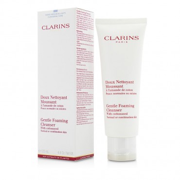 Clarins - Gentle Foaming Cleanser With Cottonseed  Normal  Combination Skin 125ml/4.4oz