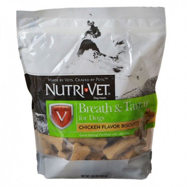 Nutri-Vet Breath and Tartar Biscuits - 19.5 oz