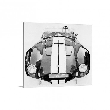 1962 AC Cobra Shelby Watercolor Wall Art - Canvas - Gallery Wrap