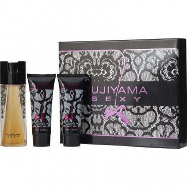 Fujiyama Sexy - Eau De Toilette Spray 3.3 oz And Body Lotion 3.3 oz And Shower Gel 3.3 oz