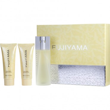 Fujiyama - Eau De Parfum Spray 3.3 oz And Body Lotion 3.3 oz And Shower Gel 3.3 oz