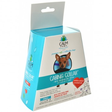 Calm Paws Caring Collar with Calming Gel Patch for Dogs - X - Small - 1 Count - Neck 6 - 9