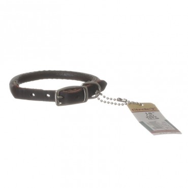 Circle T Latigo Leather Round Collar - 10 Long x 3 8 Wide