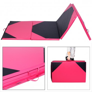 4 Ft. x 10 Ft. x 2 In. Thick Folding Panel Gymnastics Mat