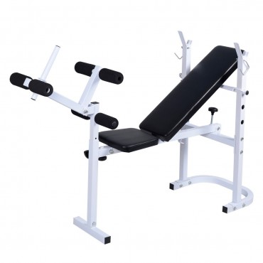 Solid Olympic Folding Incline Lift Workout Bench