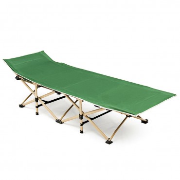 Foldable Camping Bed Portable Cot Bed With Carrying Bag Travel