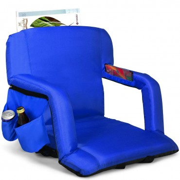 Stadium Seat Portable Chair With Backs And Padded Cushion