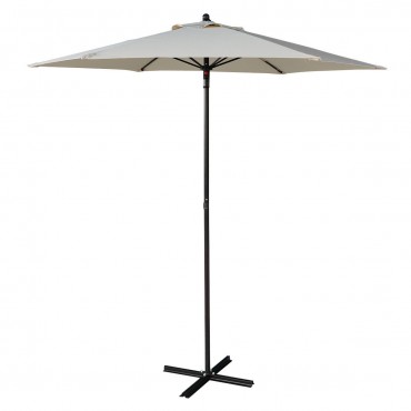 7.2 Ft. Outdoor Patio Sunshade Umbrella With Cross Base