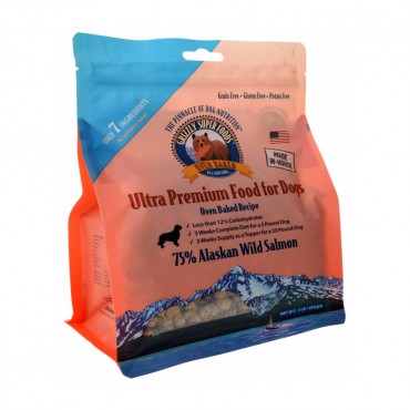 Grizzly Super Foods Oven Baked Alaskan Wild Salmon for Dogs - 1 lb