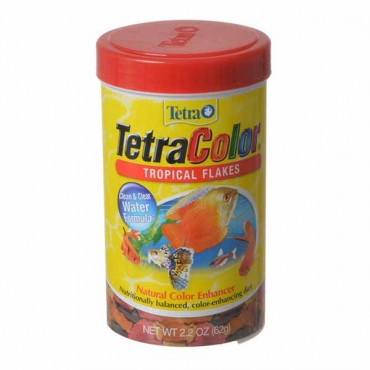 Tetra Tetra Tropical Color Flakes - 2.2 oz - 2 Pieces